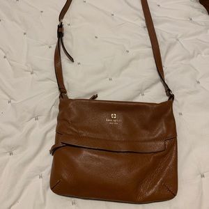 Kate Spade Brown Leather Crossbody Bag
